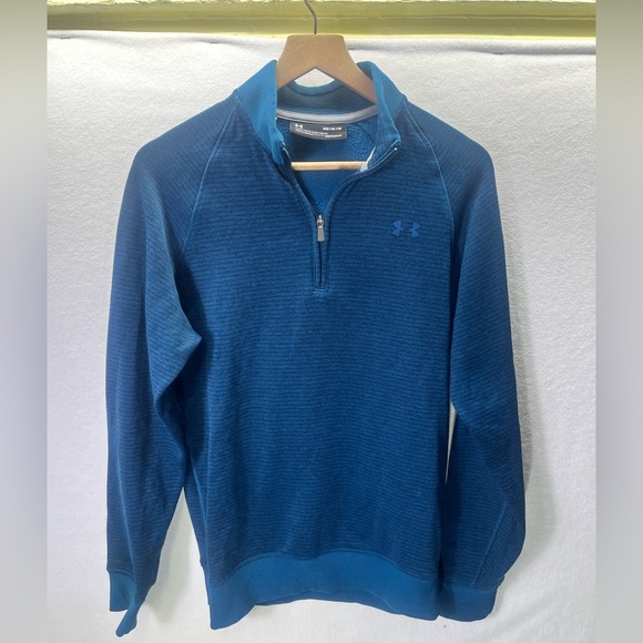 Under Armour Cold Gear Storm Jacket Mens M Warm Casual Teal Performance 1864 - Picture 1 of 8